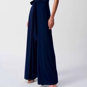 Joseph Ribkoff Midnight Blue Wide Leg Jumpsuit
